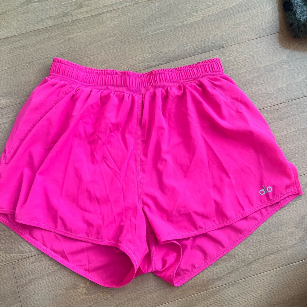 Alo Hot Pink Shorts